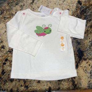 NEW GYMBOREE Showers of Flowers Grasshopper Top Polka Dot 18-24 Toddler Cute NWT